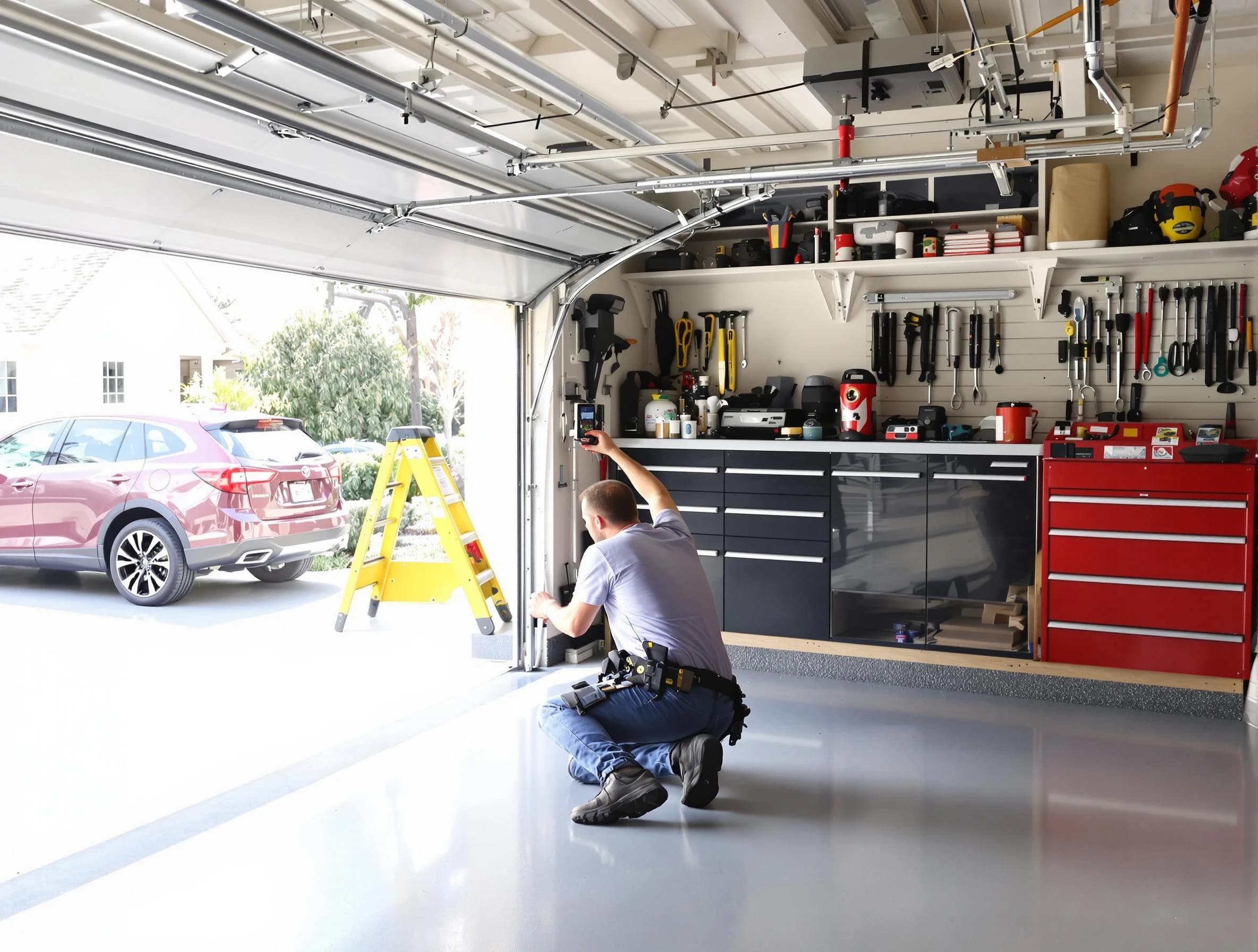 Local garage door repair service by Jeannette Garage Door Repair in Jeannette