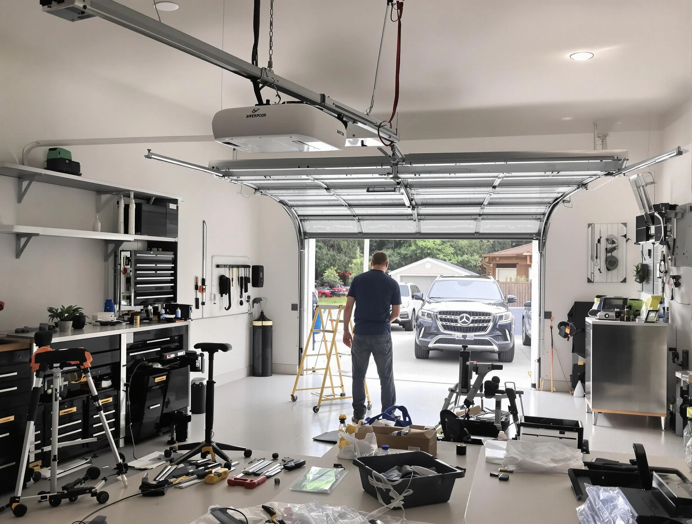 Garage door opener installation by Jeannette Garage Door Repair in Jeannette
